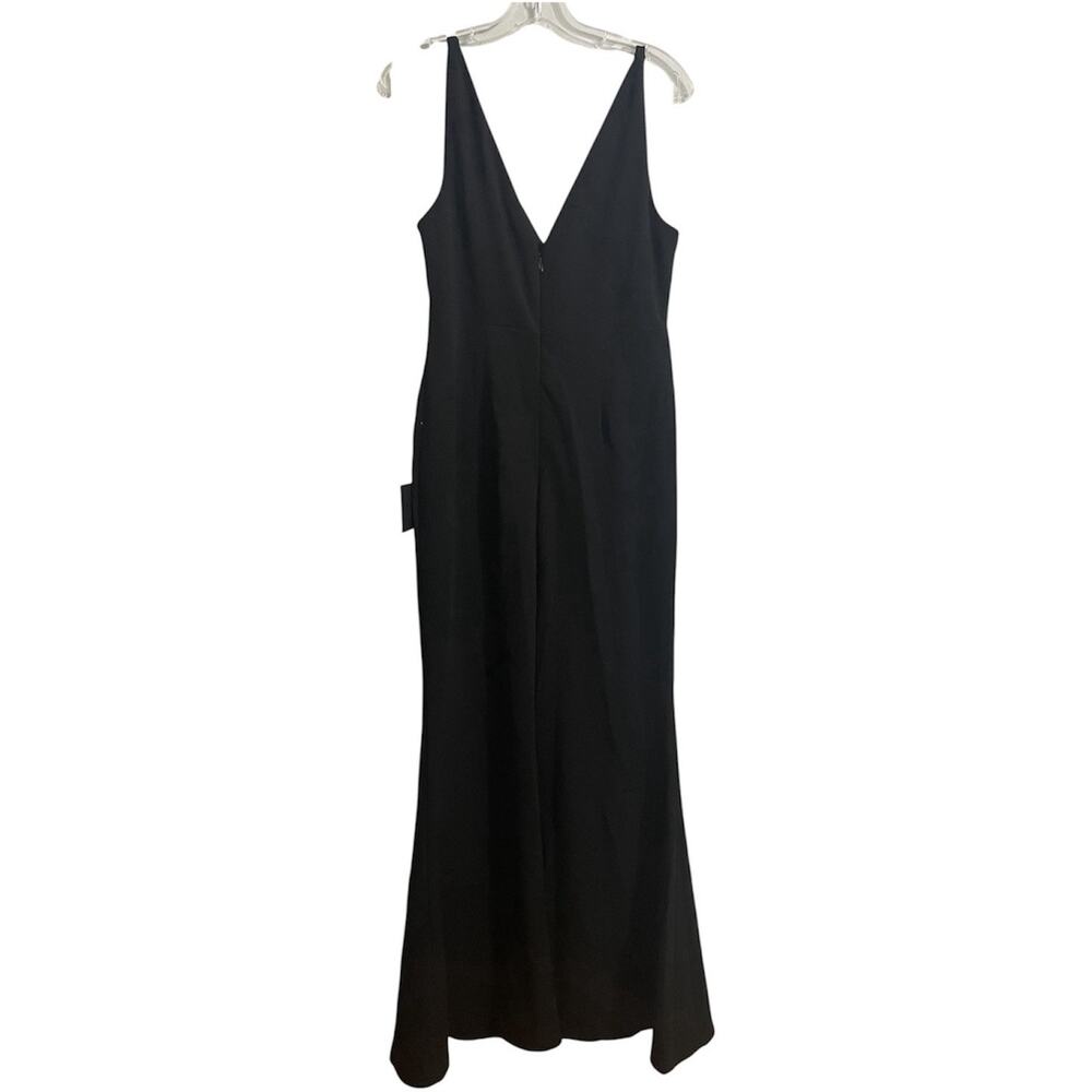Lulus Melora Black Sleeveless Maxi Dress XL Glamour Elegant Black Tie Formal - Picture 3 of 11